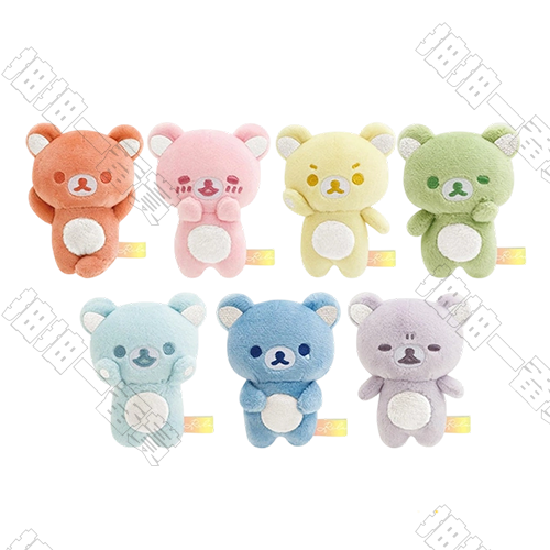 San-X｜拉拉熊 雨過天晴系列 手掌絨毛娃娃(隨機出貨)