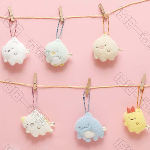 San-X｜角落生物 被抓走毛絨掛飾(隨機出貨)