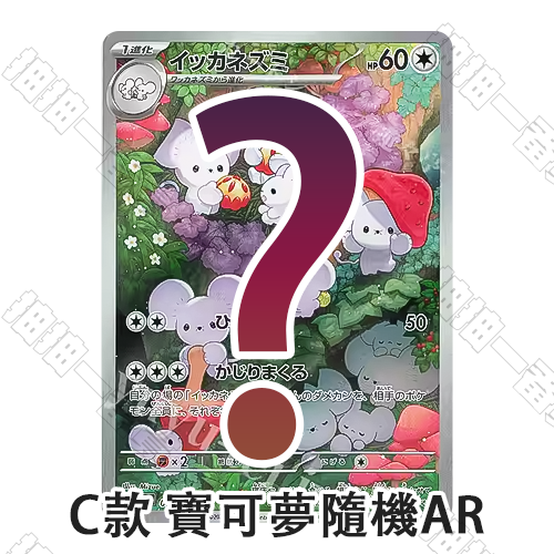 日版 C款 寶可夢隨機AR 流通品相(圖片僅展示部分賞品)