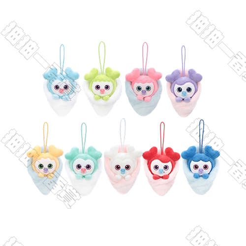 GIGO｜TWICE LOVELYS 襁褓奶嘴毛絨掛件(隨機出貨)