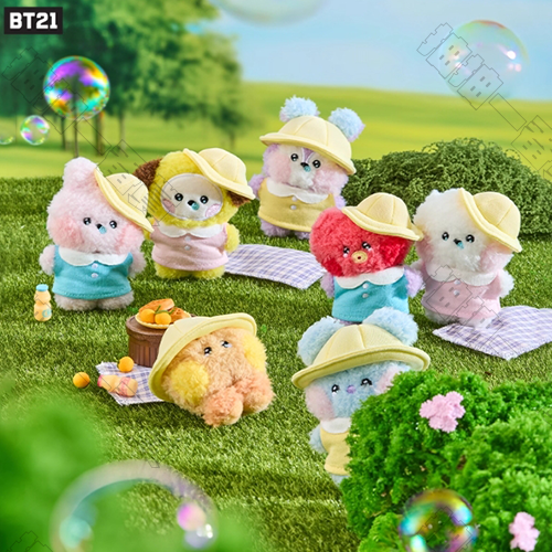 LINE FRIENDS｜BT21 minini 春遊系列 毛絨公仔(隨機出貨)