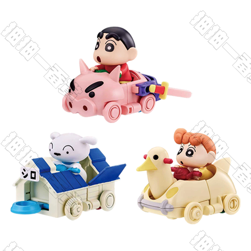 BANDAI｜蠟筆小新組裝三輪車 第一彈(隨機出貨)