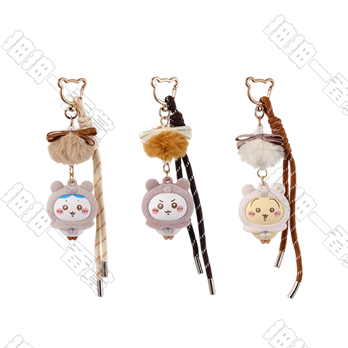 Miniso｜Chiikawa系列 毛茸茸季 植絨掛件(隨機出貨)