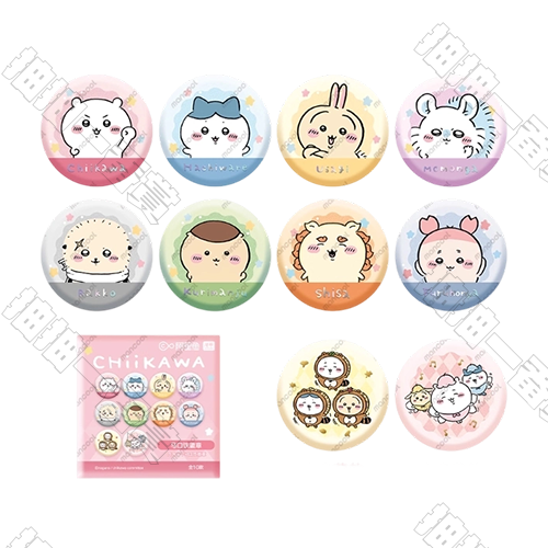 漫庫｜Chiikawa 馬口鐵徽章盲盒(隨機出貨)