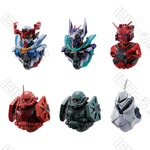 日版 機動戰士胸像磁鐵(隨機出貨)