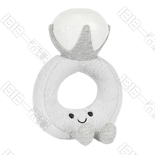 jELLYCAT｜趣味鑽石戒指 毛絨公仔