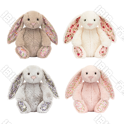 jELLYCAT｜花布系列 邦尼兔 毛絨公仔(隨機出貨)