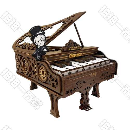 CHOUCHOU｜手指鋼琴 木質拼裝立體鋼琴