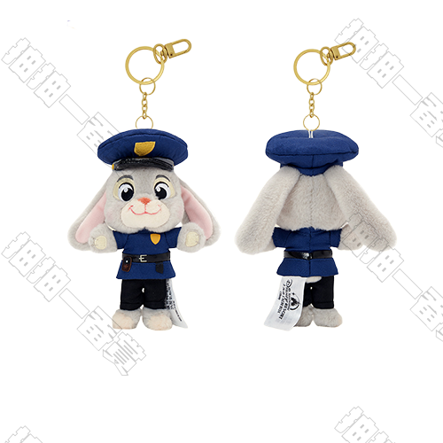 動物方程式 茱蒂毛絨玩具鑰匙圈掛件