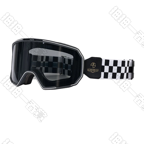 外星蝸牛｜機車风镜 黑白