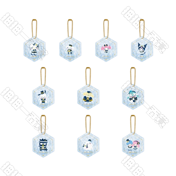 日版 大理石壓克力吊飾(隨機出貨)