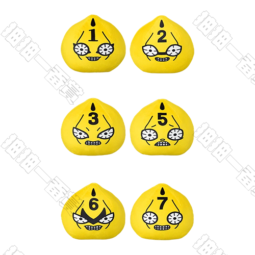 日版 もちもちもっち(S・P)絨毛公仔(隨機出貨)