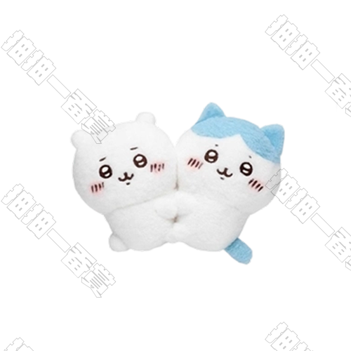 Chiikawa｜毛茸茸系列站姿毛絨玩偶 吉伊卡哇和小八貓