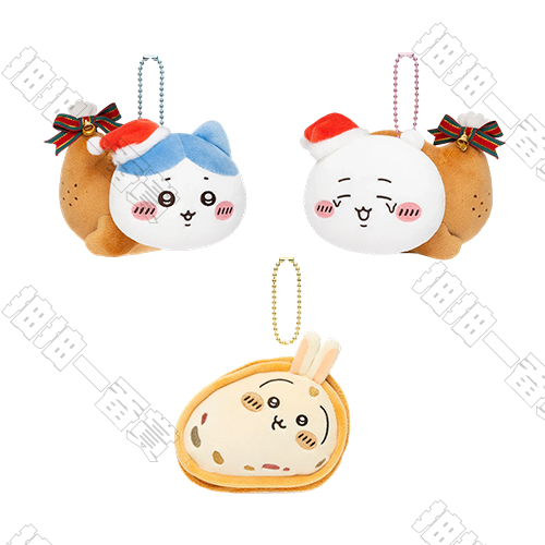 Chiikawa｜聖誕節系列 毛絨掛件(隨機出貨)