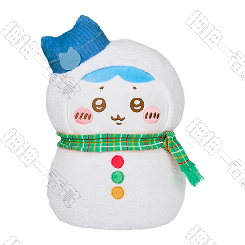 日版 小八貓 超軟萌雪人造型絨毛玩偶