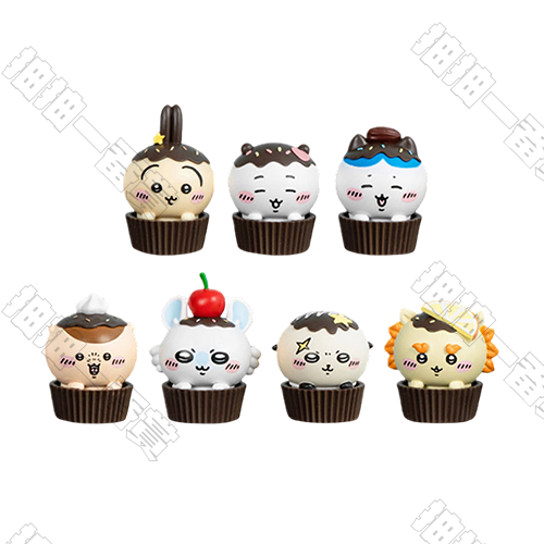 Chiikawa｜韓國限定 紙杯蛋糕擺件盲盒(隨機出貨)