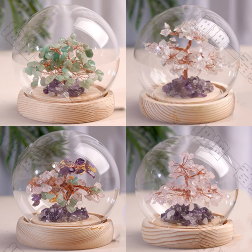 東海世家｜水晶發財樹(隨機出貨)(默認微瑕)