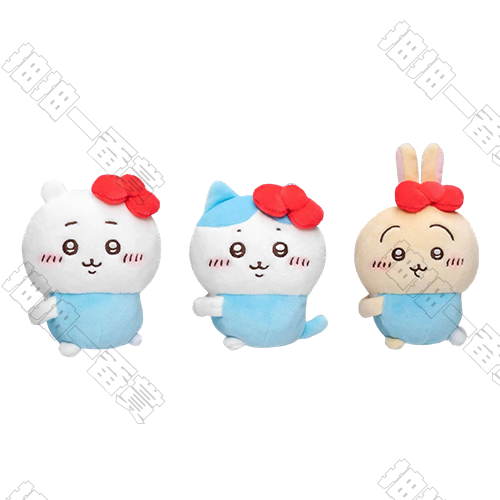 Chiikawa x Sanrio｜側身毛絨玩偶 套組