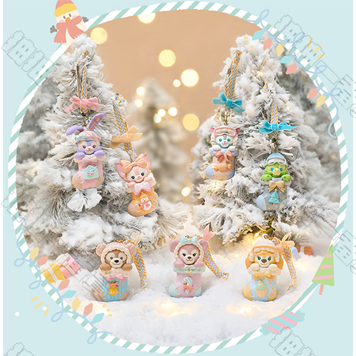 達菲和朋友們 聖誕襪系列 掛飾盲盒(隨機出貨)