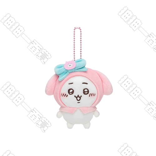 Chiikawa x Sanrio｜美樂蒂吉伊卡哇 絨毛變裝掛件
