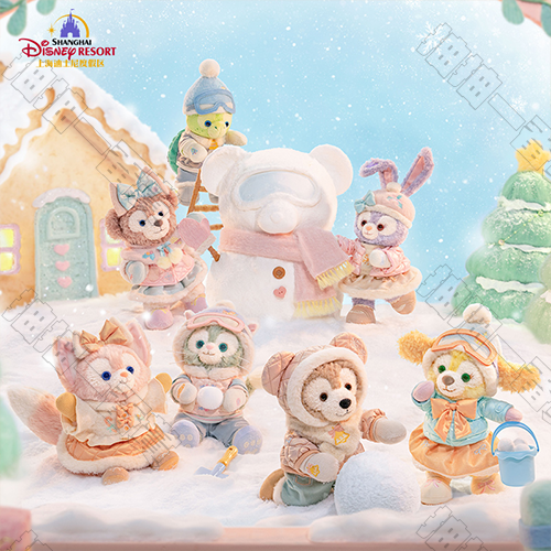 達菲和朋友們 冰雪夥伴系列 毛絨公仔(隨機出貨)