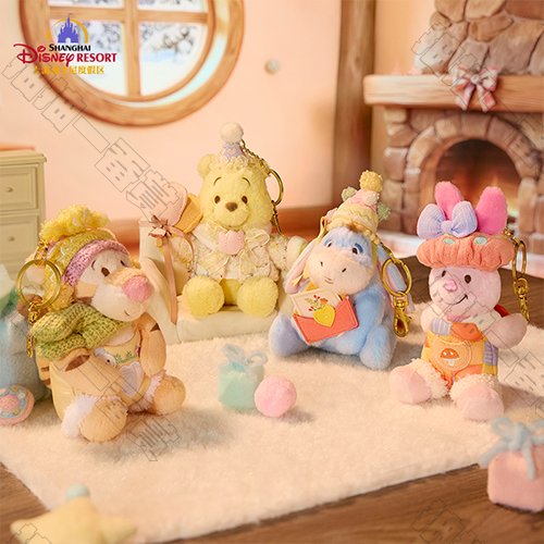 2025冬日小熊維尼和朋友們系列 毛絨掛件(隨機出貨)