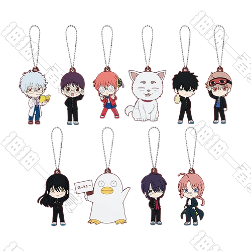 日版 銀魂角色Q版吊飾(隨機出貨)