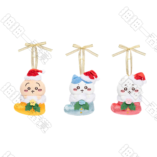 Joke Bear AND FRIENDS｜聖誕襪系列 毛絨掛件(隨機出貨)