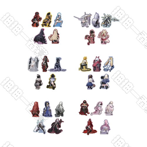 日版 背影魅力貼紙組(隨機出貨)