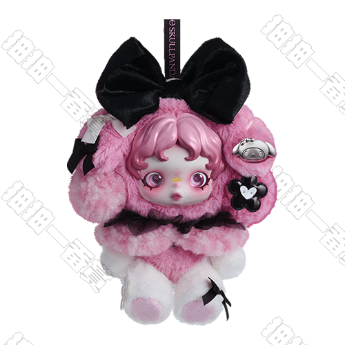 SKULLPANDA × 美樂蒂毛絨公仔掛件