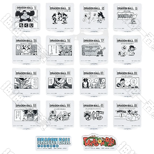 日版 目錄插圖立牌＆Logo壓克力磚