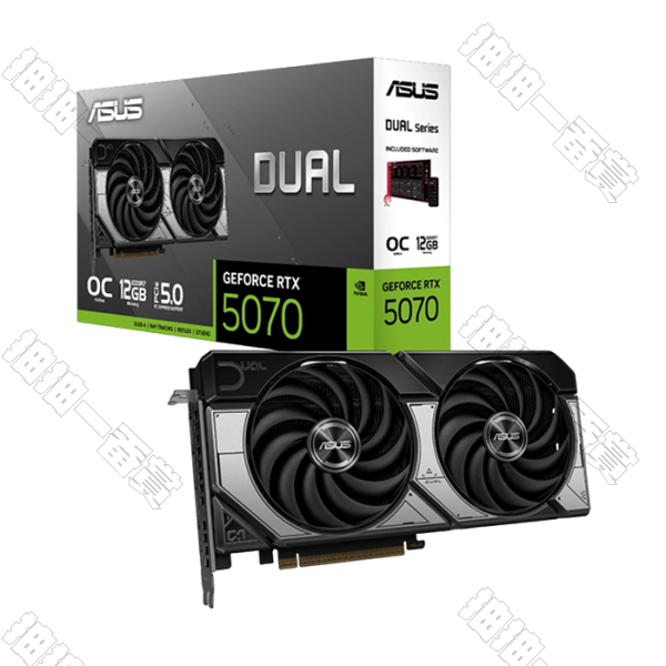 ASUS｜Dual GeForce RTX 5070 12GB GDDR7 OC 顯示卡