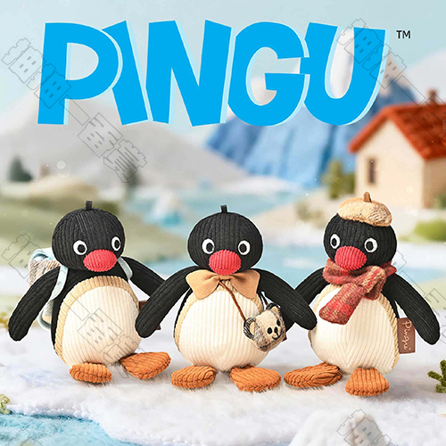 SHANDMOO|Pingu 復古系列 毛絨掛件(隨機出貨)