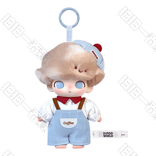 DIMOO心動特調系列 搪膠毛絨吊卡