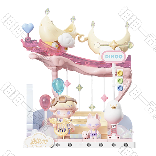 DIMOO夢響曲系列拼搭積木 弦月飛車