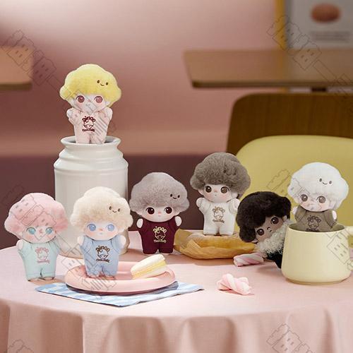 DIMOO 心動特調系列 軟臉毛絨鑰匙扣盲盒(隨機出貨)