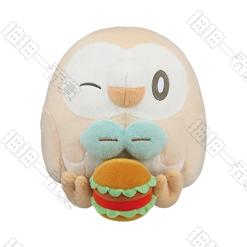 日版 木木梟毛絨公仔