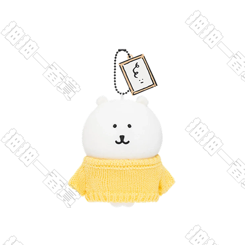 Joke Bear AND FRIENDS｜黃毛衣熊 毛絨掛件