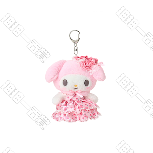 Sanrio｜美樂蒂花嫁系列 粉裙子款 毛絨掛件