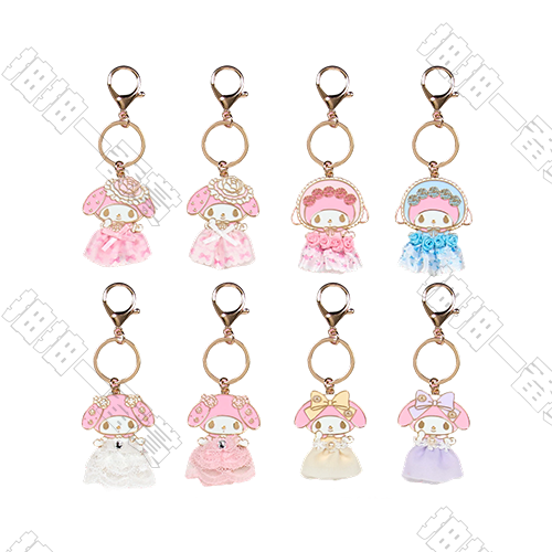 Sanrio｜美樂蒂花嫁系列 盲盒鑰匙扣(隨機出貨)[26年2月發售]