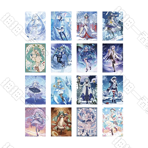 日版 雪初音全明星 透明海報(隨機出貨)