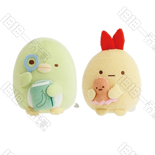 日版 企鵝&炸蝦 毛絨娃娃(隨機出貨)