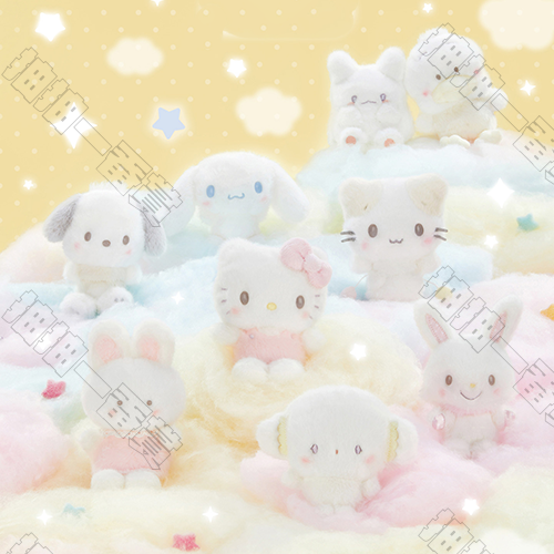Sanrio｜茸茸雲朵系列 毛絨掛件(隨機出貨)