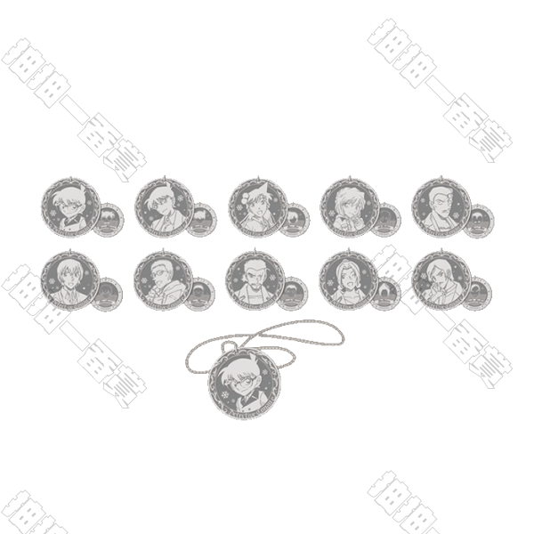 陸版 名偵探柯南項鏈掛件 不可回收(隨機出貨)