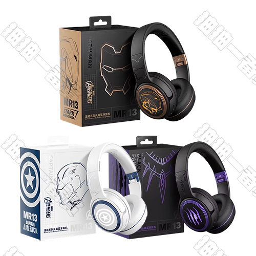 Disney｜漫威系列 MR13 頭戴式藍牙耳麥(隨機出貨)