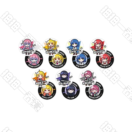 日版 孤獨搖滾 × 寺田てら 角色徽章&貼紙套組(隨機出貨)