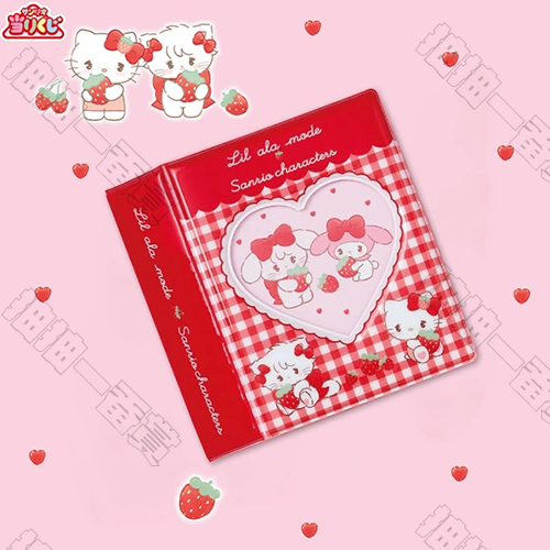 日版 卡片收納資料夾 紅色