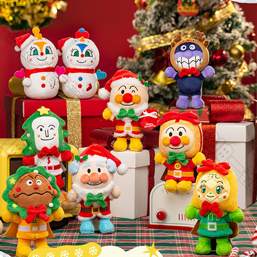 卡遊｜麵包超人 聖誕GIFT系列 聖誕毛絨玩偶掛件盲盒(隨機出貨)