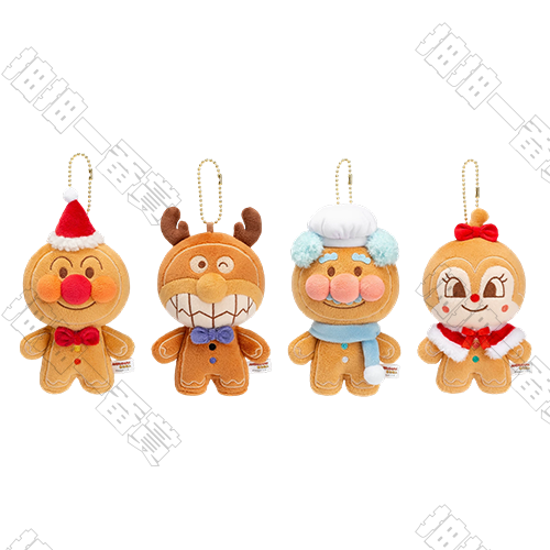 卡遊｜麵包超人 聖誕GIFT系列 薑餅人毛絨玩偶掛件(隨機出貨)