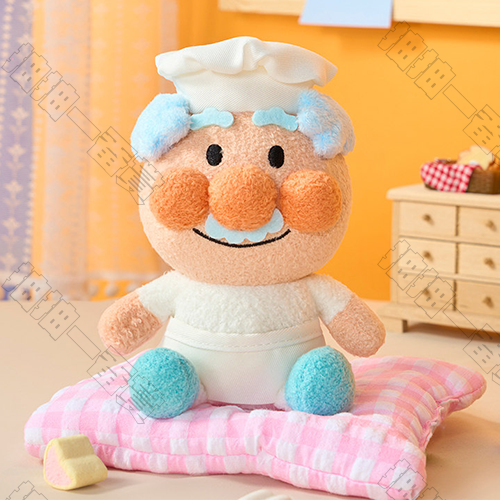 靈動創想｜麵包超人 乖巧坐姿毛絨掛件 果醬爺爺